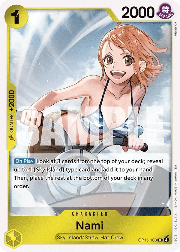 Nami OP15-108 – One Piece Card Game Character