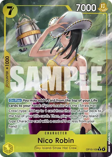 Nico Robin OP15-109 (Alternate art)