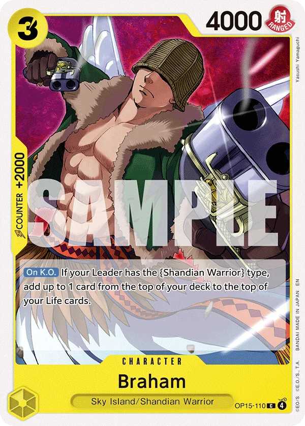 Braham OP15-110 – One Piece Card Game Character
