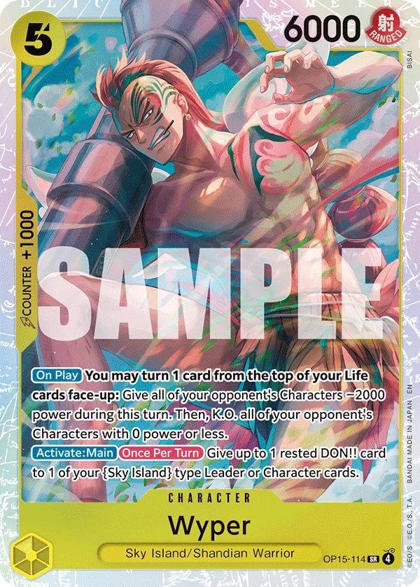Wyper OP15-114 – One Piece Card Game Character