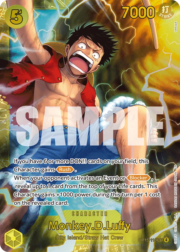 Monkey.D.Luffy OP15-119 – One Piece Card Game Character