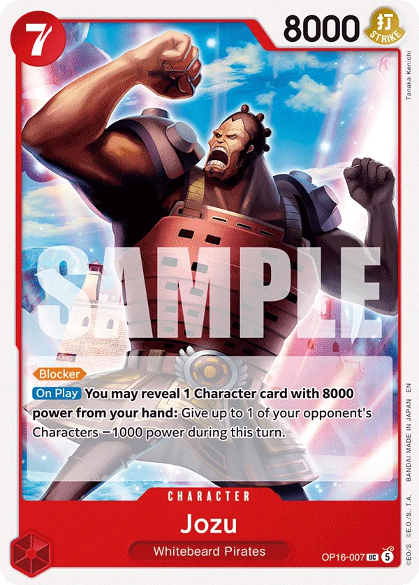 Jozu OP16-007 – One Piece Card Game Character