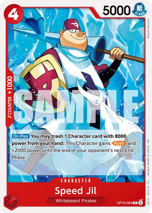 Speed Jil OP16-009 – One Piece Card Game Character