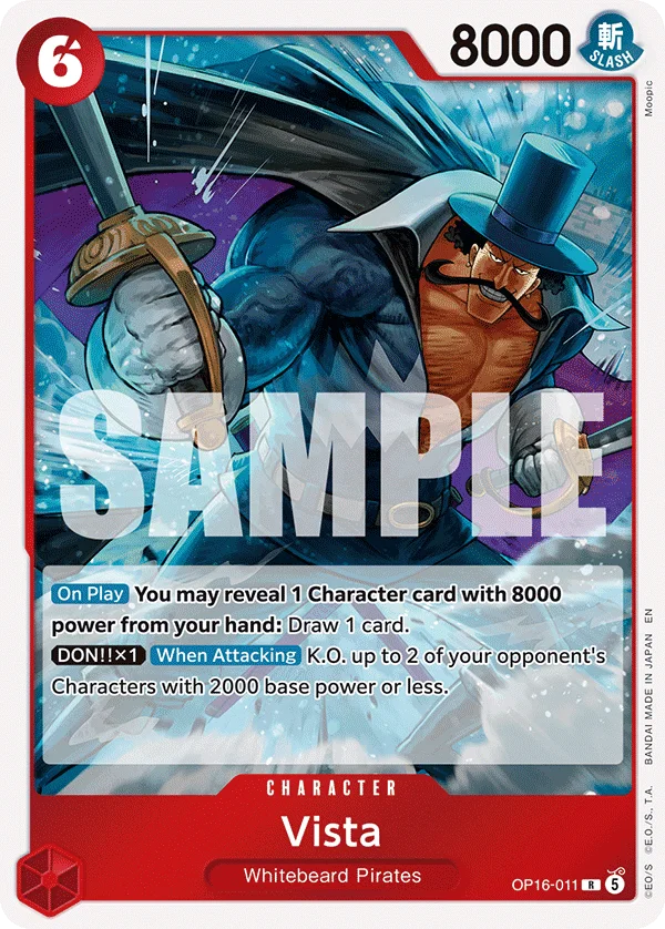 Vista OP16-011 – One Piece Card Game Character