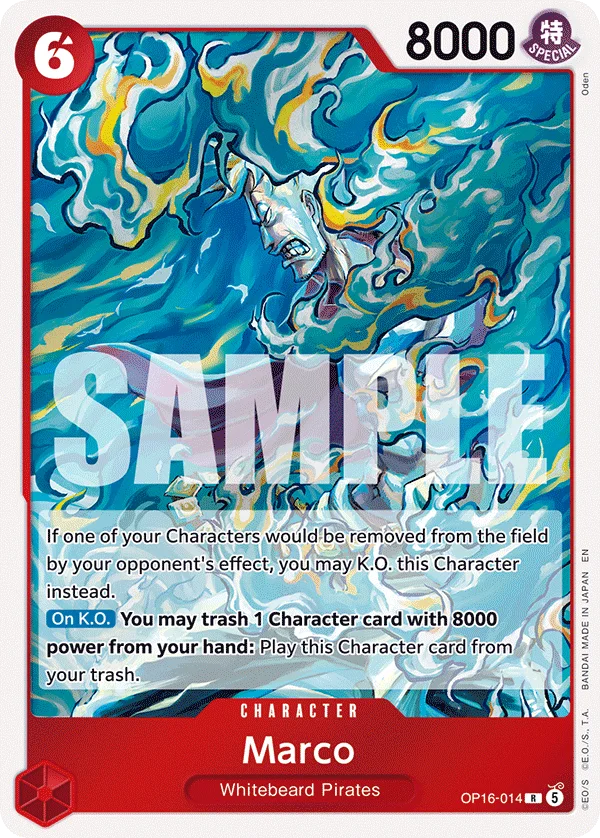 Marco OP16-014 – One Piece Card Game Character