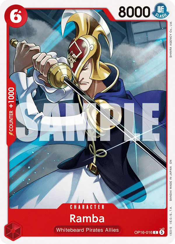 Ramba OP16-016 – One Piece Card Game Character