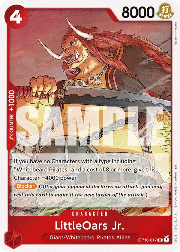 LittleOars Jr. OP16-017 – One Piece Card Game Character