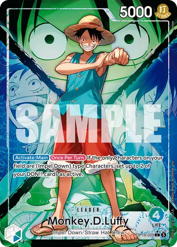 Monkey.D.Luffy OP16-022 (Alternate art)