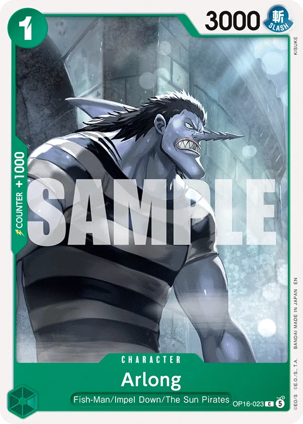Arlong OP16-023 – One Piece Card Game Character