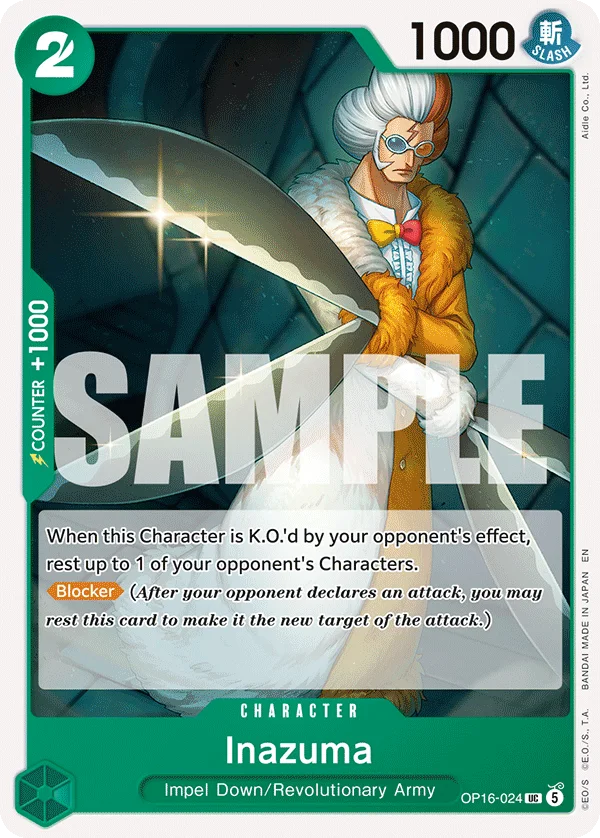 Inazuma OP16-024 – One Piece Card Game Character