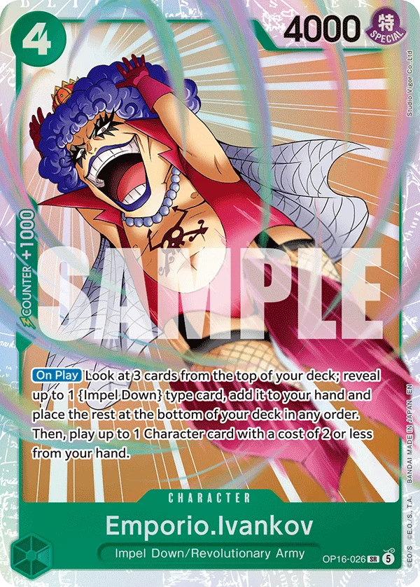 Emporio.Ivankov OP16-026 – One Piece Card Game Character