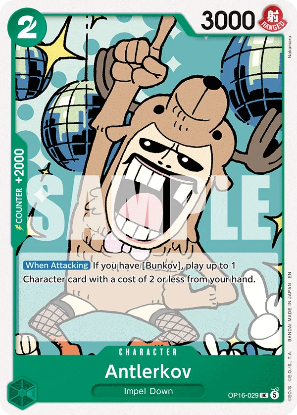Antlerkov OP16-029 – One Piece Card Game Character