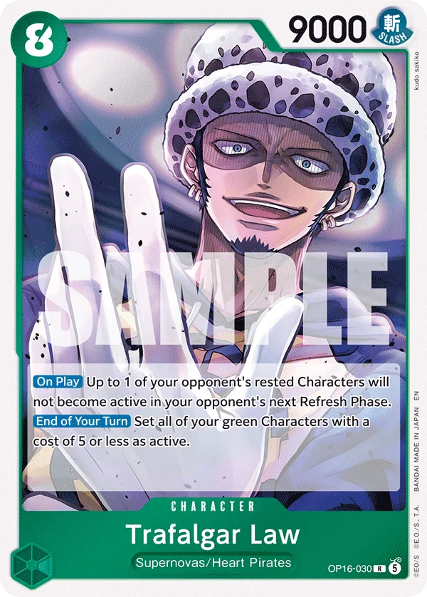 Trafalgar Law OP16-030 – One Piece Card Game Character