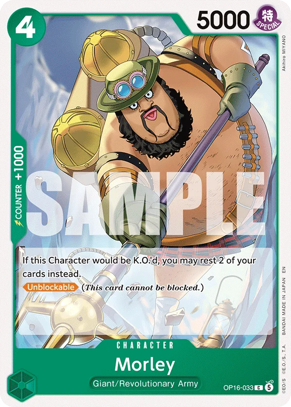 Morley OP16-033 – One Piece Card Game Character