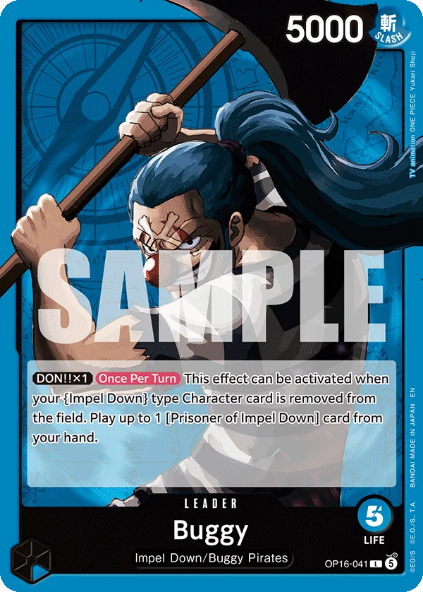 Buggy OP16-041 – One Piece Card Game Leader