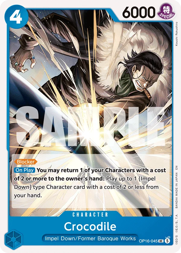 Crocodile OP16-045 – One Piece Card Game Character