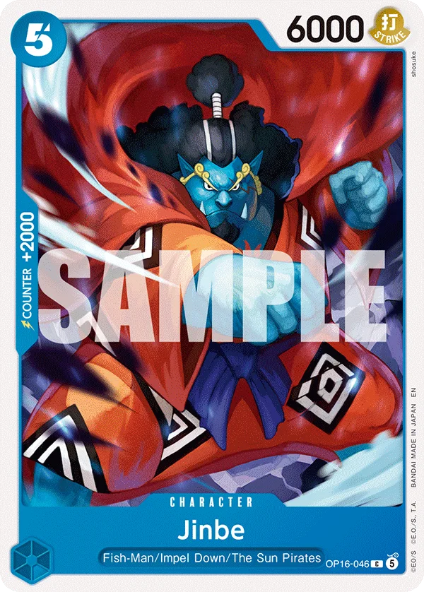 Jinbe OP16-046 – One Piece Card Game Character