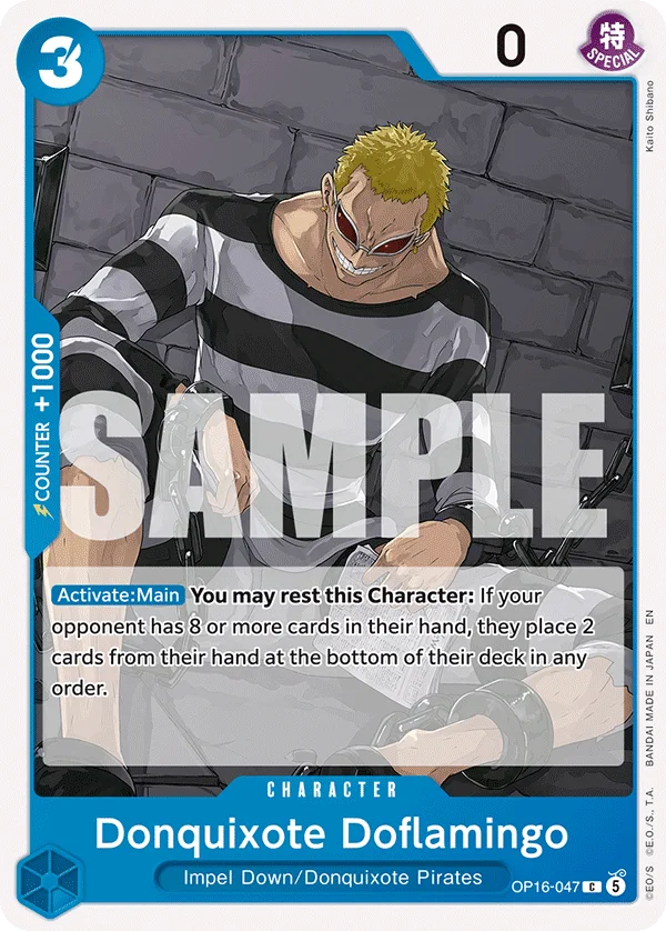 Donquixote Doflamingo OP16-047 – One Piece Card Game Character
