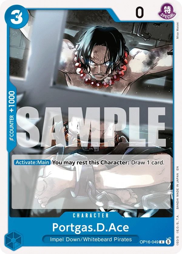 Portgas.D.Ace OP16-049 – One Piece Card Game Character