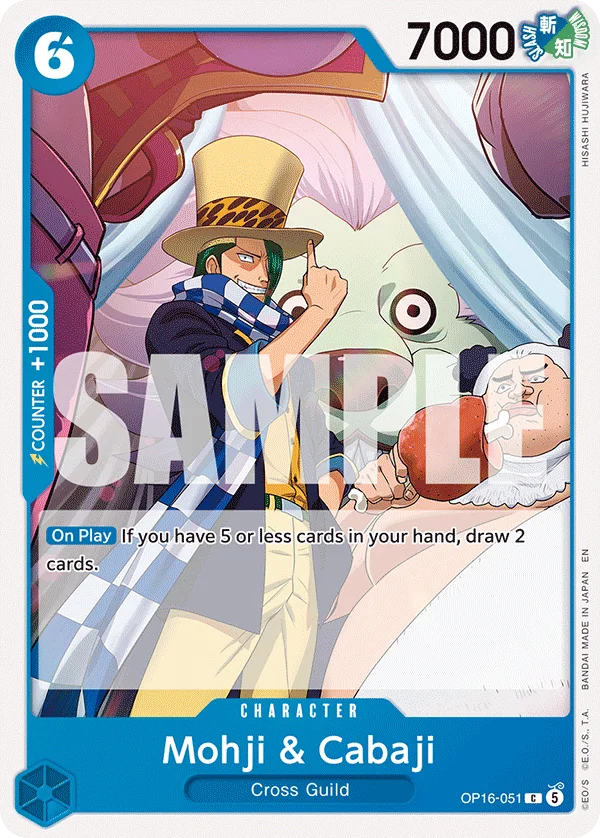 Mohji & Cabaji OP16-051 – One Piece Card Game Character