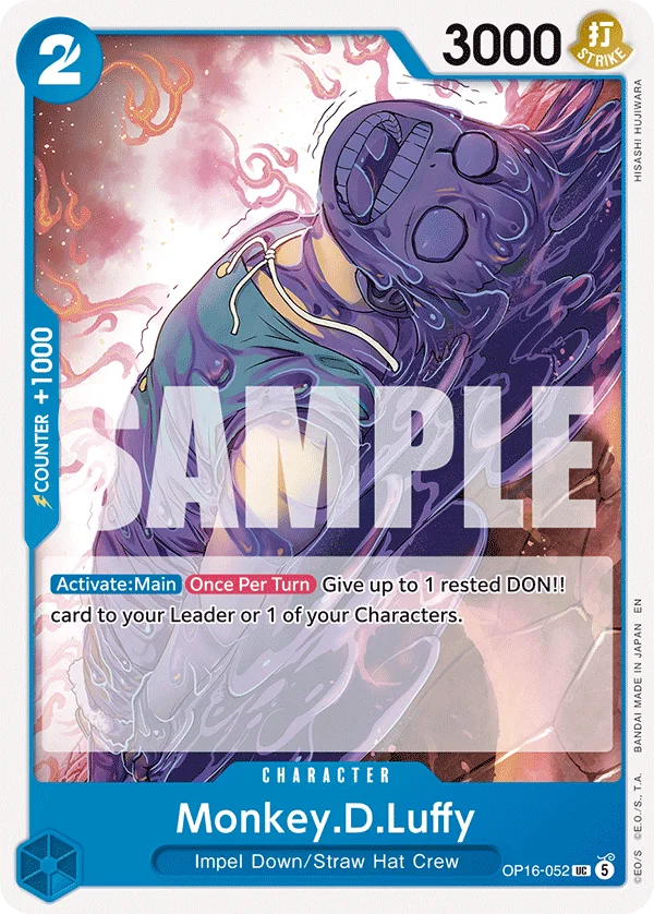 Monkey.D.Luffy OP16-052 – One Piece Card Game Character