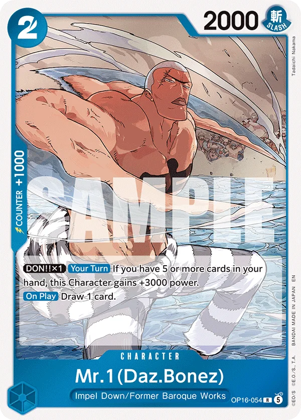 Mr.1(Daz.Bonez) OP16-054 – One Piece Card Game Character