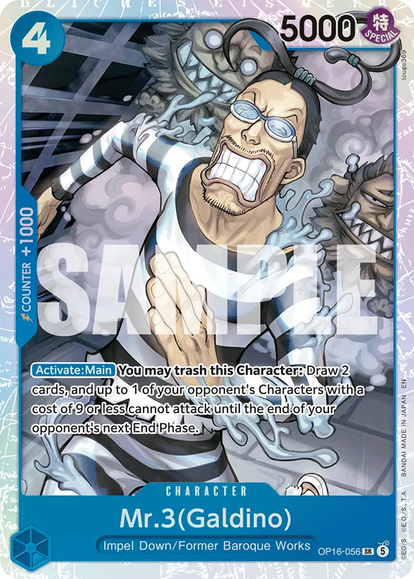 Mr.3(Galdino) OP16-056 – One Piece Card Game Character