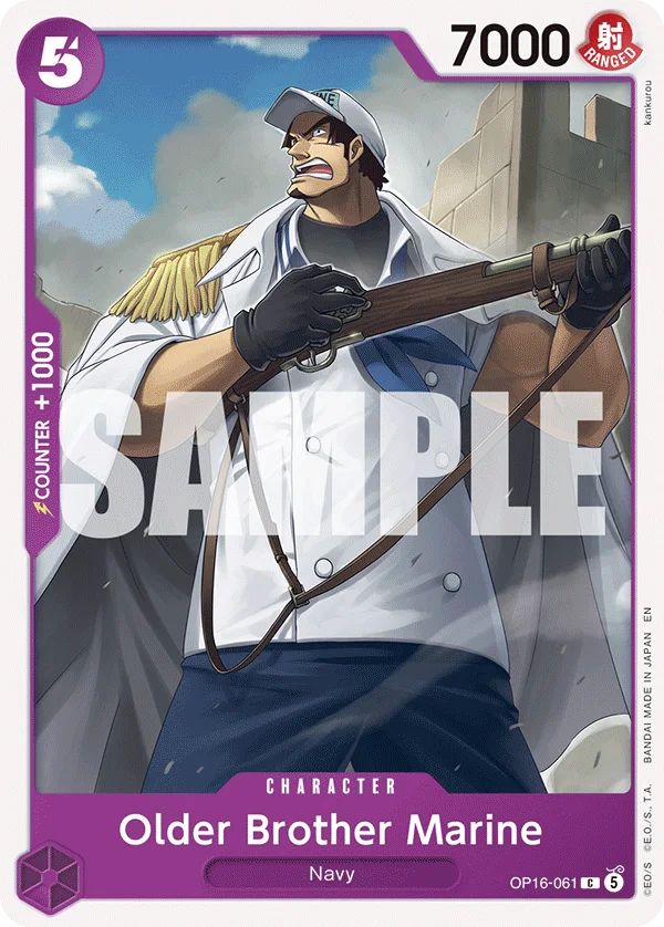 Older Brother Marine OP16-061 – One Piece Card Game Character