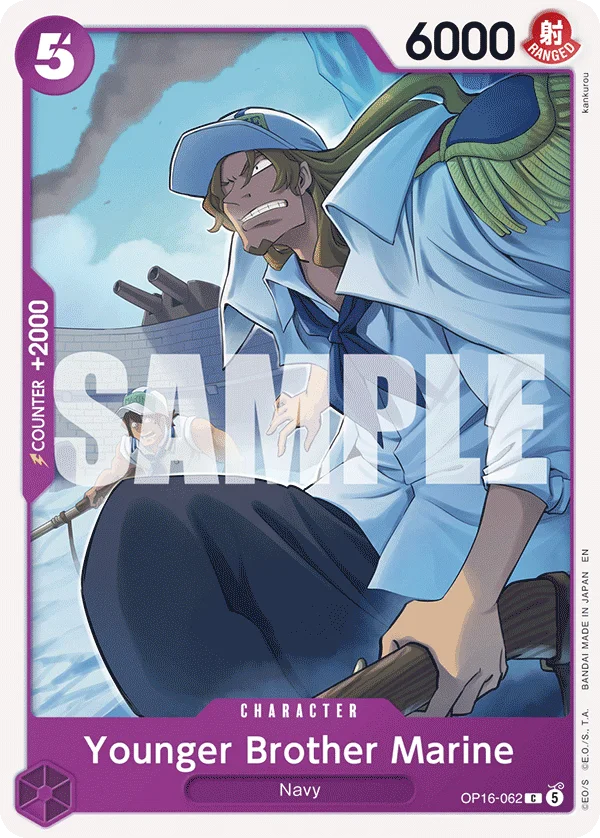Younger Brother Marine OP16-062 – One Piece Card Game Character