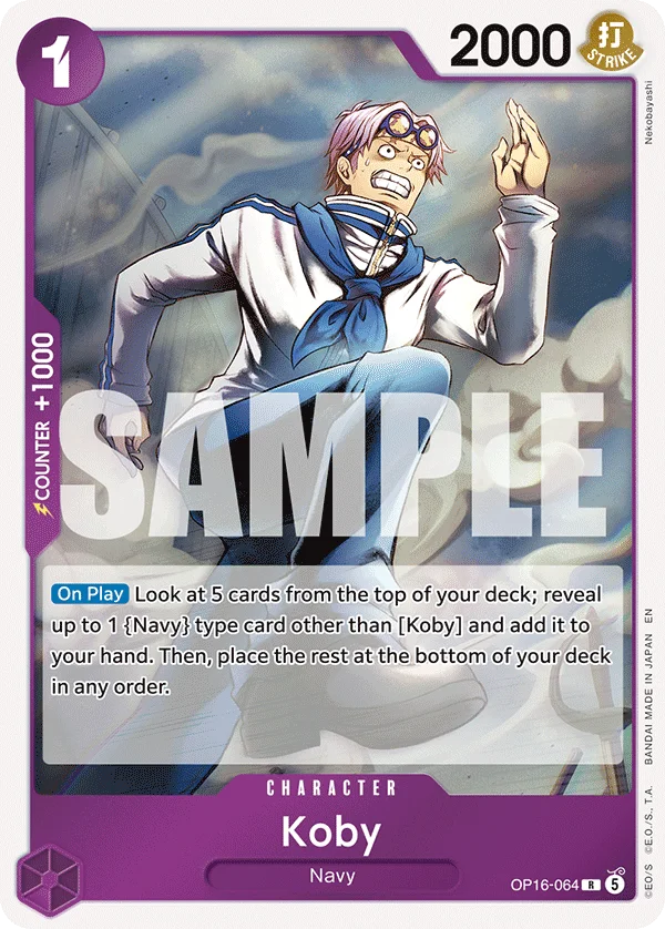 Koby OP16-064 – One Piece Card Game Character