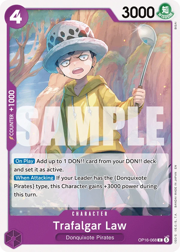 Trafalgar Law OP16-068 – One Piece Card Game Character