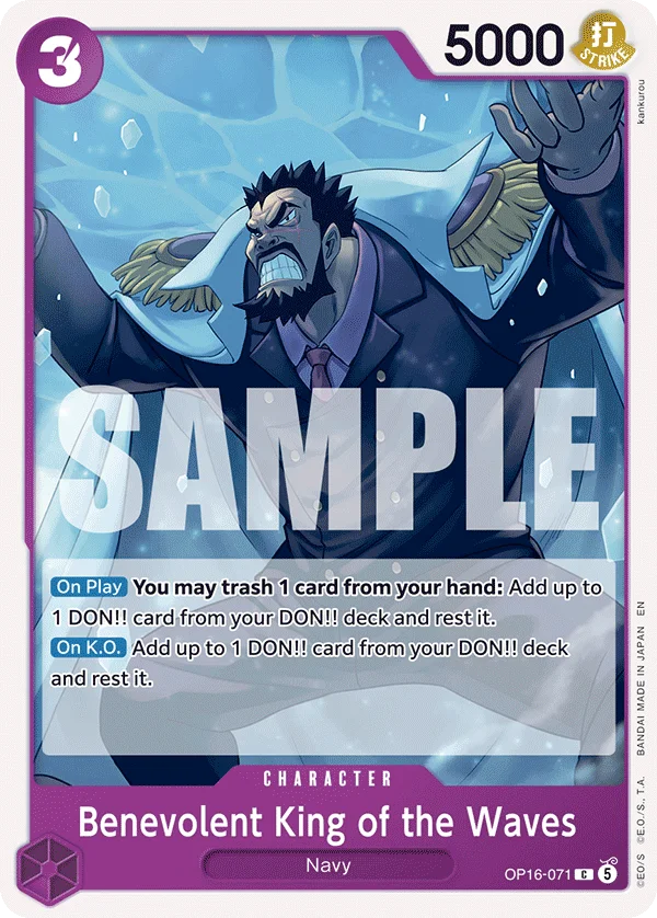 Benevolent King of the Waves OP16-071 – One Piece Card Game Character