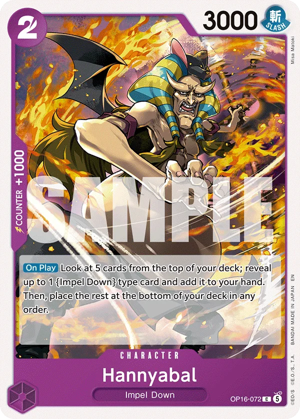 Hannyabal OP16-072 – One Piece Card Game Character