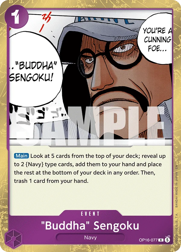 "Buddha" Sengoku OP16-077 – One Piece Card Game Event