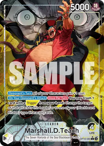 Marshall.D.Teach OP16-080 (Alternate art)