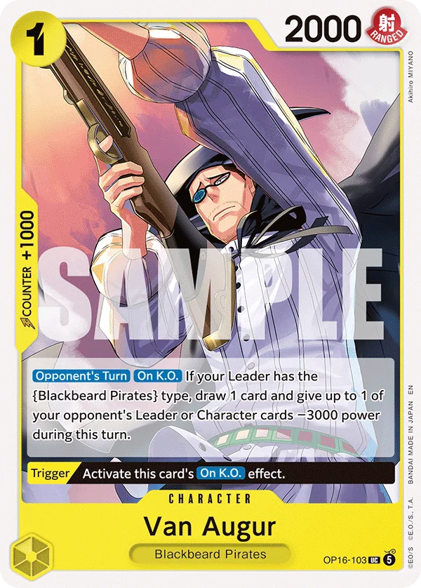 Van Augur OP16-103 – One Piece Card Game Character