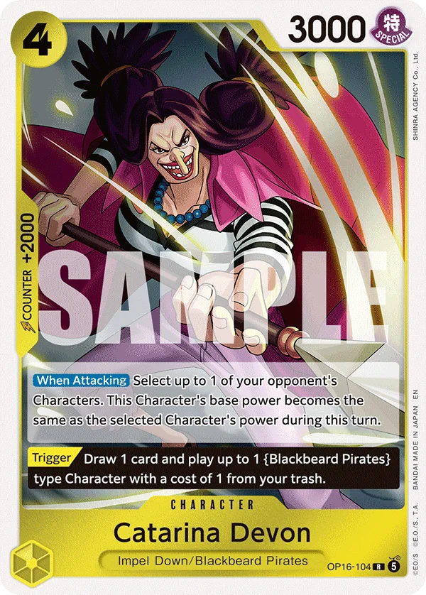 Catarina Devon OP16-104 – One Piece Card Game Character