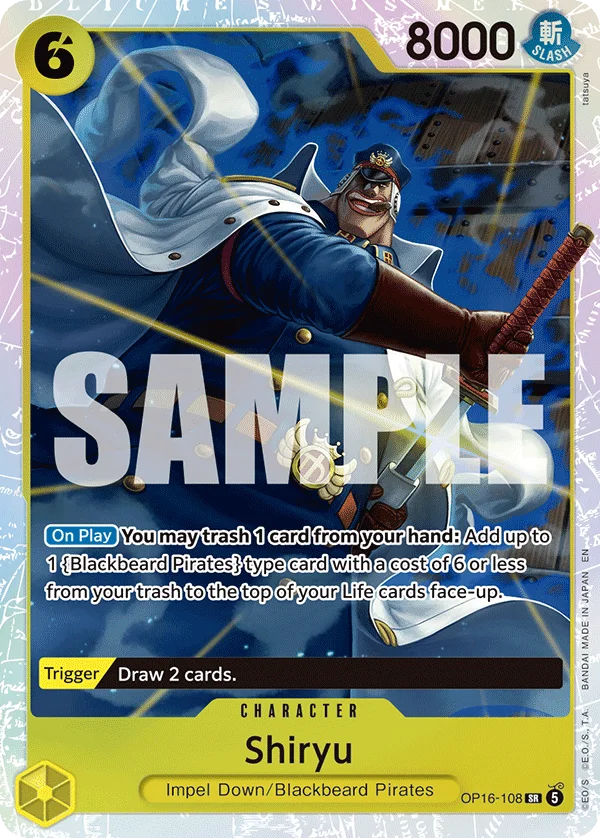 Shiryu OP16-108 – One Piece Card Game Character