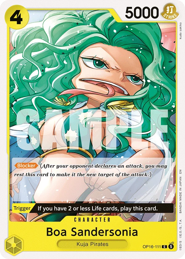 Boa Sandersonia OP16-111 – One Piece Card Game Character