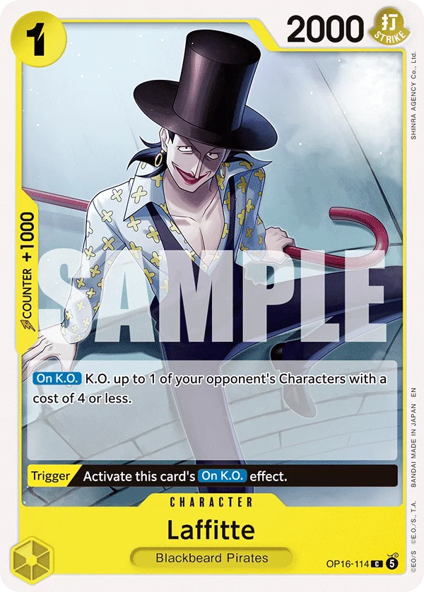 Laffitte OP16-114 – One Piece Card Game Character