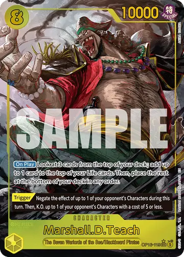 Marshall.D.Teach OP16-119 (Alternate art)