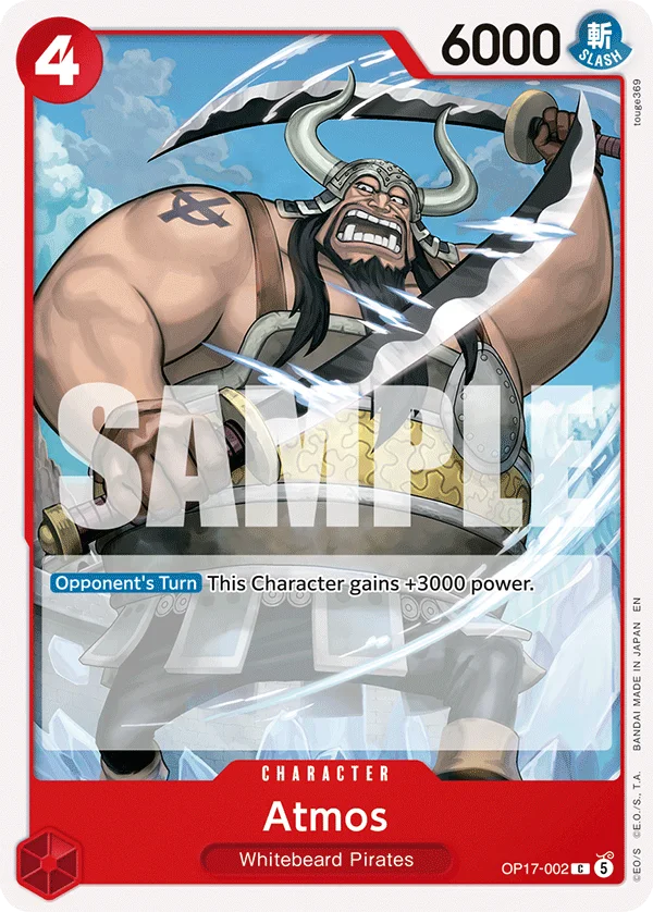 Atmos OP17-002 – One Piece Card Game Character