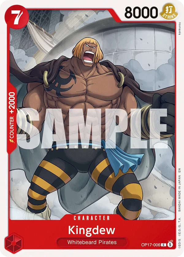 Kingdew OP17-006 – One Piece Card Game Character