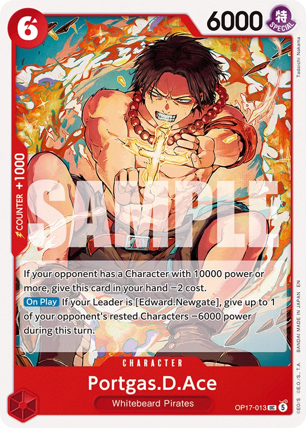 Portgas.D.Ace OP17-013 – One Piece Card Game Character