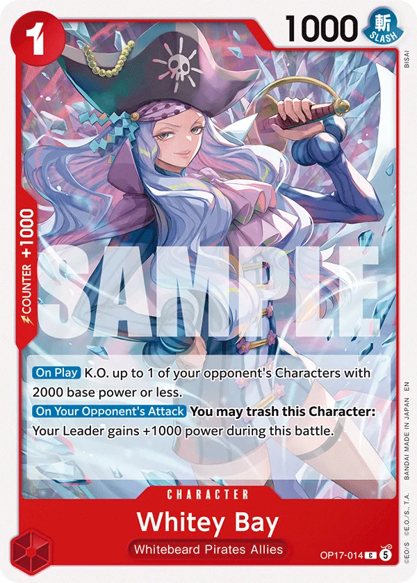 Whitey Bay OP17-014 – One Piece Card Game Character
