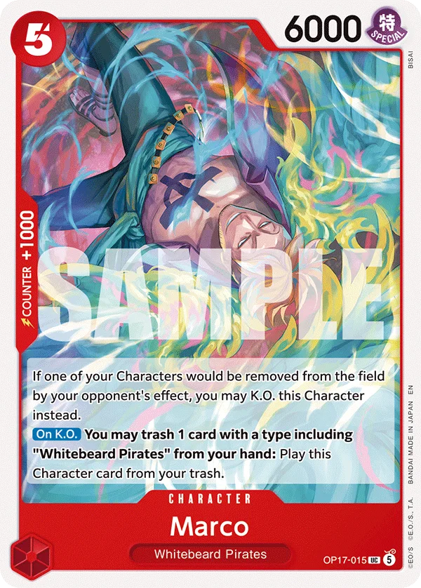 Marco OP17-015 – One Piece Card Game Character