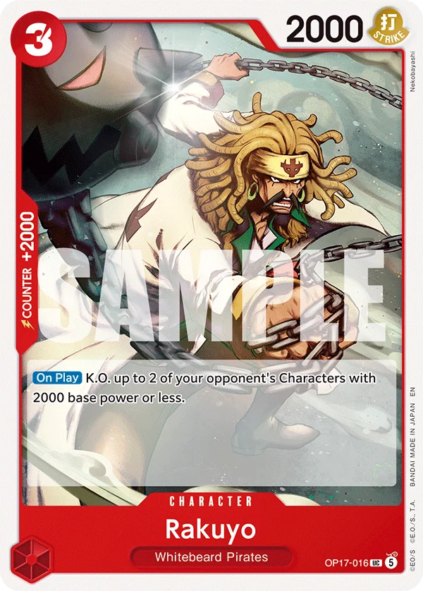Rakuyo OP17-016 – One Piece Card Game Character