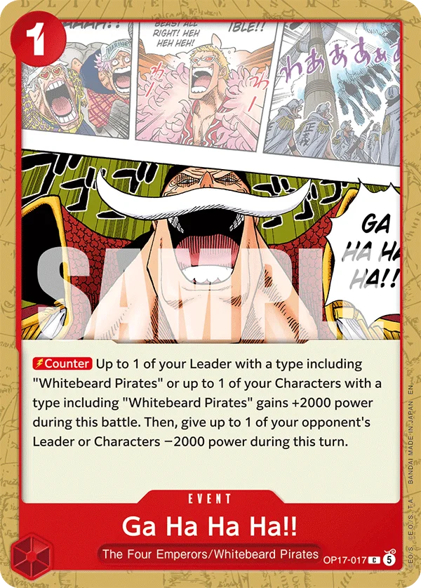 Ga Ha Ha Ha!! OP17-017 – One Piece Card Game Event