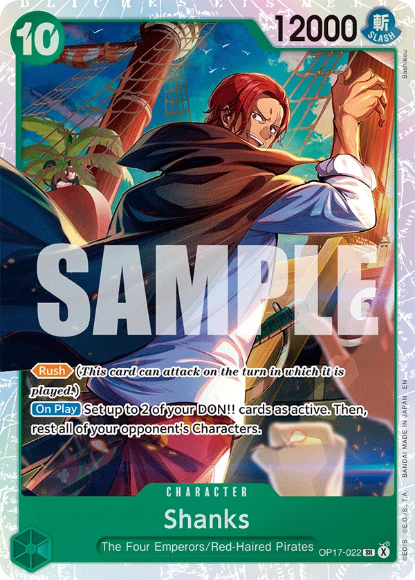 Shanks OP17-022 – One Piece Card Game Character