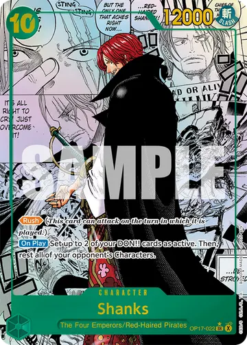 Shanks OP17-022 (Alternate art)